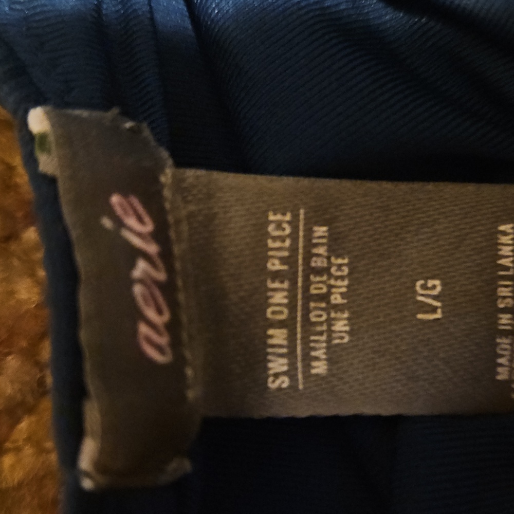 Aerie Womens Deep Blue Swimsuit - Picture 2 of 4